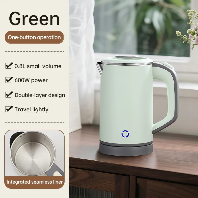 Electric kettle 800ml small kettle heating kettle office household electric kettle tea and milk.