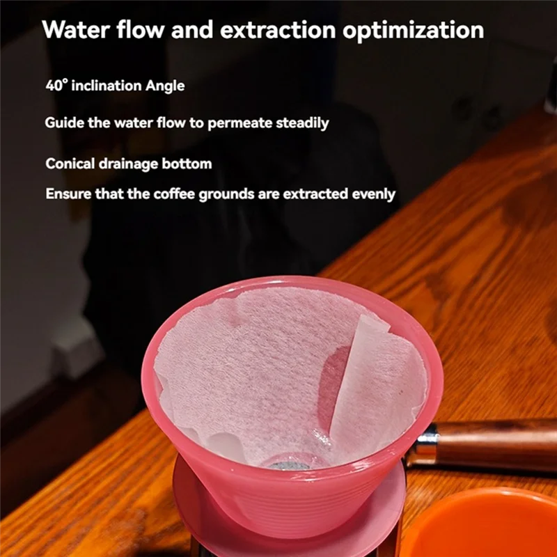 A74G-Pour Over Coffee Dripper Filters Cups Hand Pouring Slow Brewing Coffee Pour Over For Cafe Travel Home