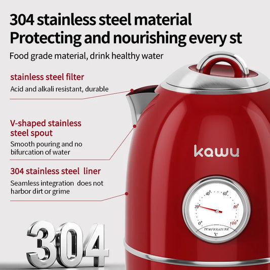 European-style retro electric kettle, 1.3L large capacity, constant temperature and heat preservation, a great home item