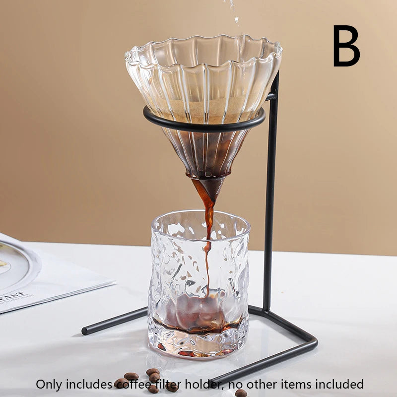 Pour Over Stand Coffee Station Pour Over Coffee Dripper Minimalist Coffee Maker Drip Filter Cup Stand Hand Drip Coffee Bracket
