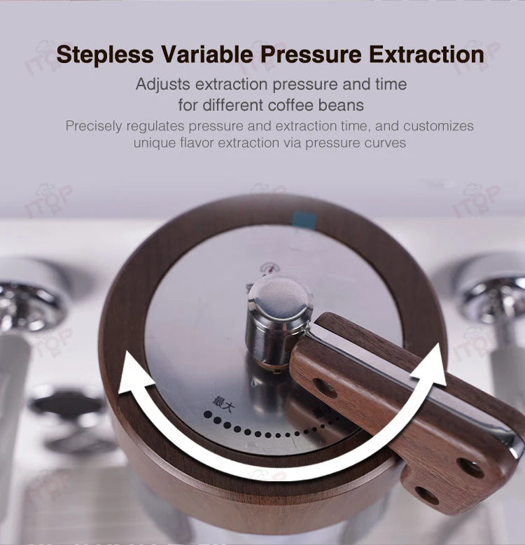 ITOP CMDR3000 Coffee Machine Commercial Dual-Pump Triple-Thermoblock 3000W Stepless Pressure Control PID System for Cafe