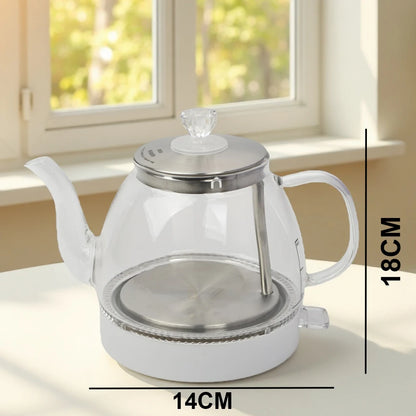 1.0L Glass Electric Kettle with Blue Light Antibacterial Heating, Fast Boiling, Suitable for Multiple Scenarios
