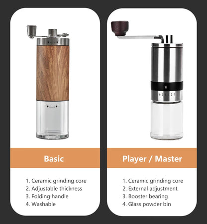 Coffee Set Coffee Accessories Manual Grinder Mill Glass Pot with Filter Dripper Gooseneck Kettle Specialized BaristaSet