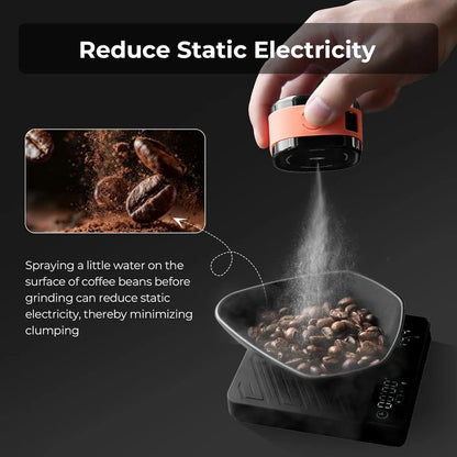 IKAPE Coffee Bean Atomizer,20ml Anti-Static  Automatic Spray Bottle,Espresso Machine Accessories,Coffee Lover Gift