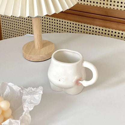 Coffee Mug Creative Tableware Durable Tea with Handle Water Cups Reusable Belly Mug for Party Household Festivals Office