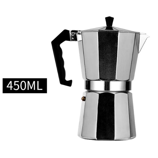 Coffee Maker ,Moka Pot, Aluminum Espresso Maker, Stovetop Coffee Maker With  Handle , Italian Coffee Pots