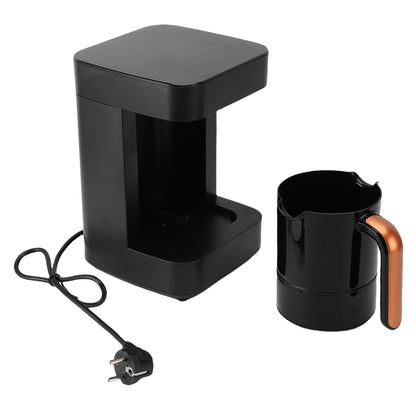 Hot Beverage Coffee Maker Portable 7 Cups Turkish Coffee Machine LCD Touchscreen 11 Heating Modes Milk Frother for Office