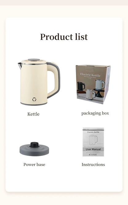 Electric kettle 800ml small kettle heating kettle office household electric kettle tea and milk.
