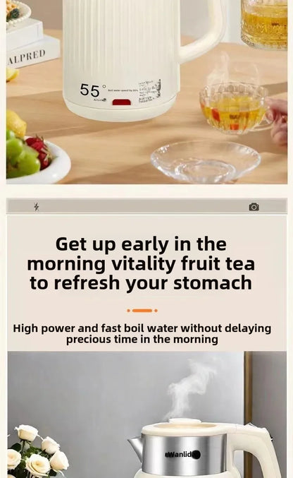 Intelligent Constant Temperature Electric Kettle 1500w Stainless Steel Electric Kettle Household 1.8L Portable Electric Kettle