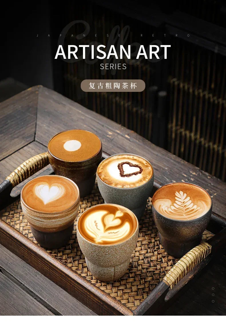 Mug Coarse Ceramic Coffee Mug Cup Tea Cup Vintage Rough Pottery Coffee Mug Tea Cup