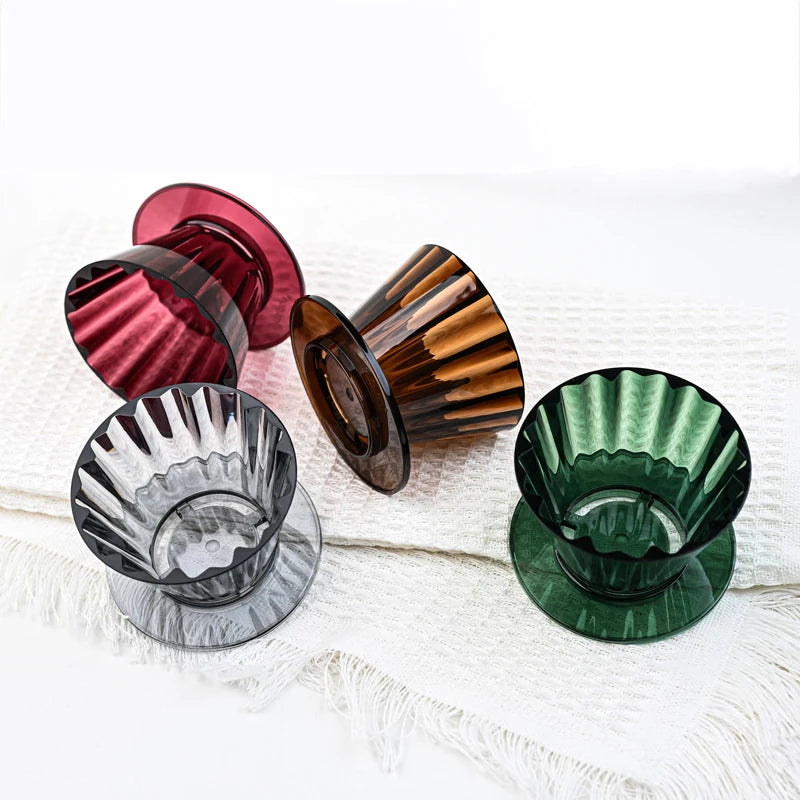 Minos Cupcake Dripper, Pour Over Coffee Dripper, Pour Over Coffee Maker (Fits 155 Filter Paper) - Ideal for Home, Office,