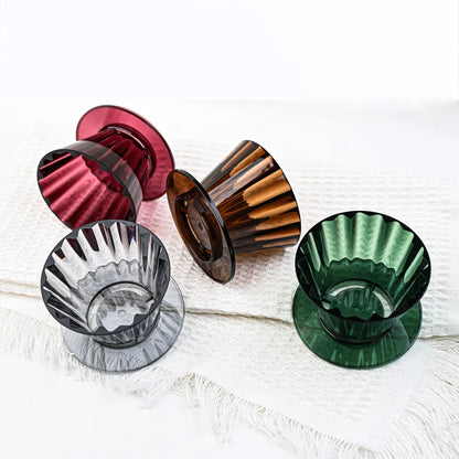 Minos Cupcake Dripper, Pour Over Coffee Dripper, Pour Over Coffee Maker (Fits 155 Filter Paper) - Ideal for Home, Office,