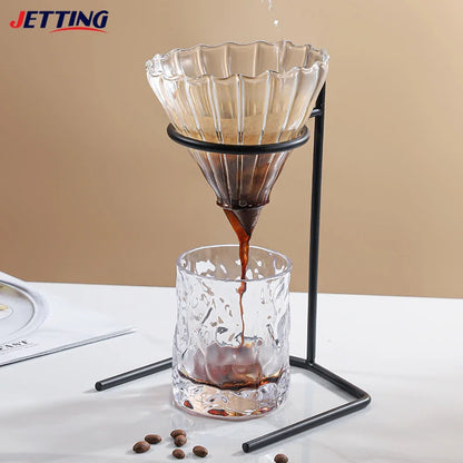 Pour Over Coffee Rack Coffee Maker Drip Filter Cup Rack Stand Brewer Holder Hand Drip Bracket Pour Over Dripper Maker Drip