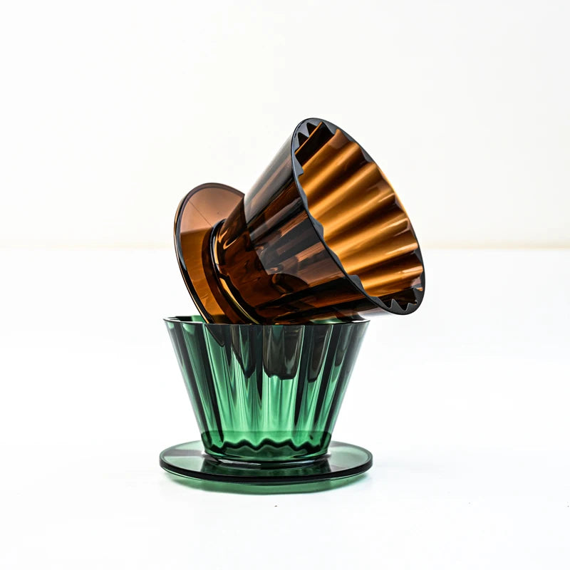 Minos Cupcake Dripper, Pour Over Coffee Dripper, Pour Over Coffee Maker (Fits 155 Filter Paper) - Ideal for Home, Office,