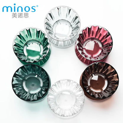 Minos Cupcake Dripper, Pour Over Coffee Dripper, Pour Over Coffee Maker (Fits 155 Filter Paper) - Ideal for Home, Office,