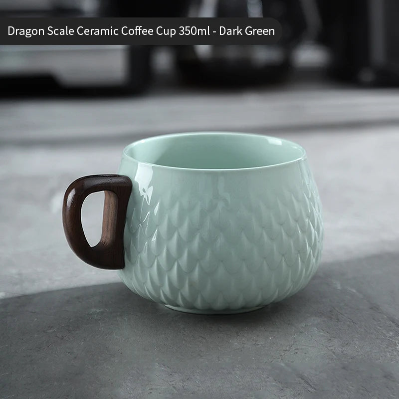 Bincoo Espresso Mug 200ml Ceramic Coffee Cup and Saucer Professional Home Barista Latte Art Mug Exquisite Kitchen Accessories