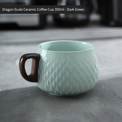 Bincoo Espresso Mug 200ml Ceramic Coffee Cup and Saucer Professional Home Barista Latte Art Mug Exquisite Kitchen Accessories