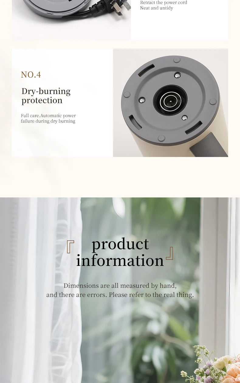 Electric kettle 800ml small kettle heating kettle office household electric kettle tea and milk.