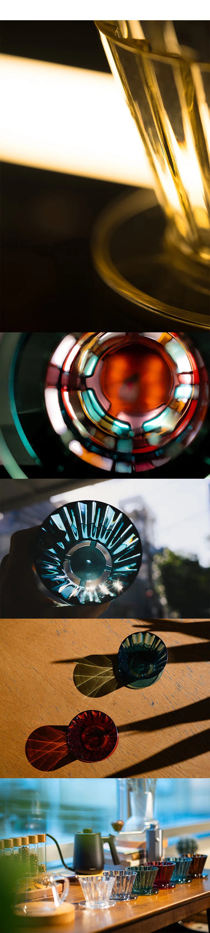 Minos Cupcake Dripper, Pour Over Coffee Dripper, Pour Over Coffee Maker (Fits 155 Filter Paper) - Ideal for Home, Office,