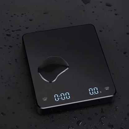High-precision Electronic Coffee Scale with Waterproof Pad LED Display USB Timing Professional Home Coffee Accessories 3kg/5kg