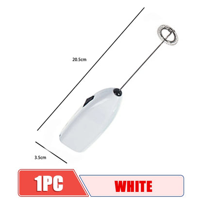 Mini Electric Whisk Foamer Blender Wireless Coffee Whisk Mixer Handheld Egg Beater Cappuccino Frother Mixer Kitchen Whisk Tools