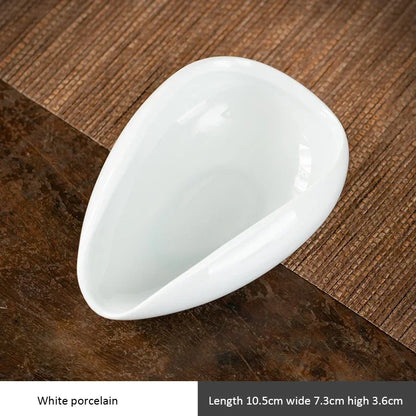 Coffee Accessories Compact Ceramic Ware Espresso Bean Scoop Food-Safe Bean Scoop For Cafe Use Tea Enthusiasts Coffee Gift