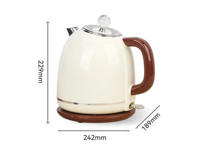 Electric kettle 1PC 1.8L 304 stainless steel liner low noise household hotel office automatic power-off kettle anti-scalding
