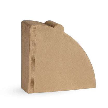 Wood Pulp  01 Cone Filter Pour Over 1-3Cups Natural Drip Coffee Paper Filters Makers Accessories
