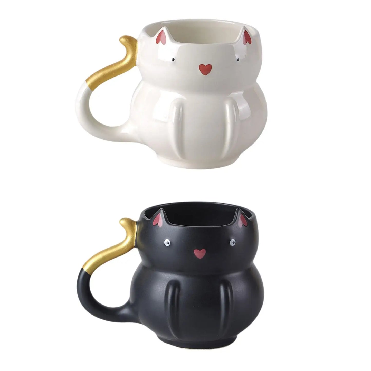 Coffee Mug, Soup Mug, Teacup, Cute Reusable 425ml Tea Cup, Water Cup, for Hold