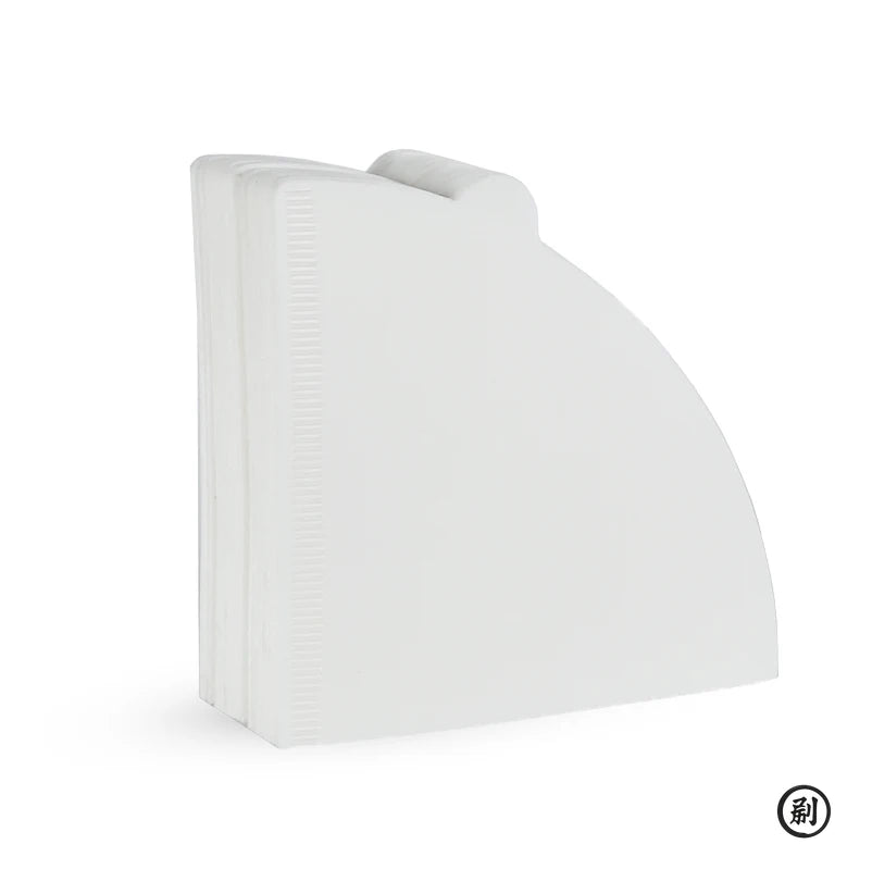 Wood Pulp  01 Cone Filter Pour Over 1-3Cups Natural Drip Coffee Paper Filters Makers Accessories