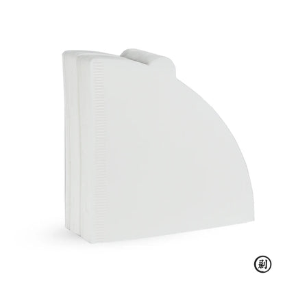 Wood Pulp  01 Cone Filter Pour Over 1-3Cups Natural Drip Coffee Paper Filters Makers Accessories