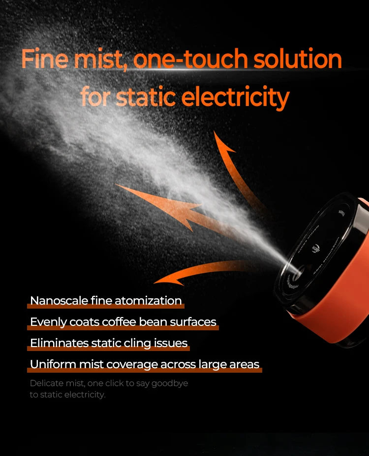 IKAPE Coffee Bean Atomizer,20ml Anti-Static  Automatic Spray Bottle,Espresso Machine Accessories,Coffee Lover Gift