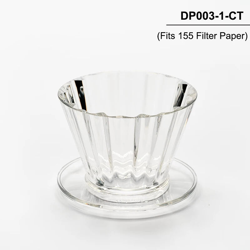 Minos Cupcake Dripper, Pour Over Coffee Dripper, Pour Over Coffee Maker (Fits 155 Filter Paper) - Ideal for Home, Office,