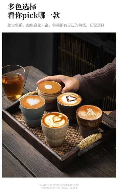 Mug Coarse Ceramic Coffee Mug Cup Tea Cup Vintage Rough Pottery Coffee Mug Tea Cup