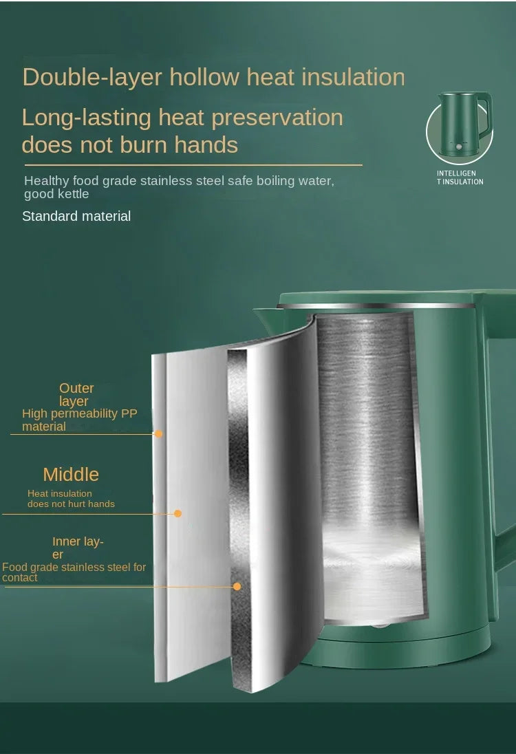 Electric kettle, stainless steel, small household appliances, household kettle, automatic power off