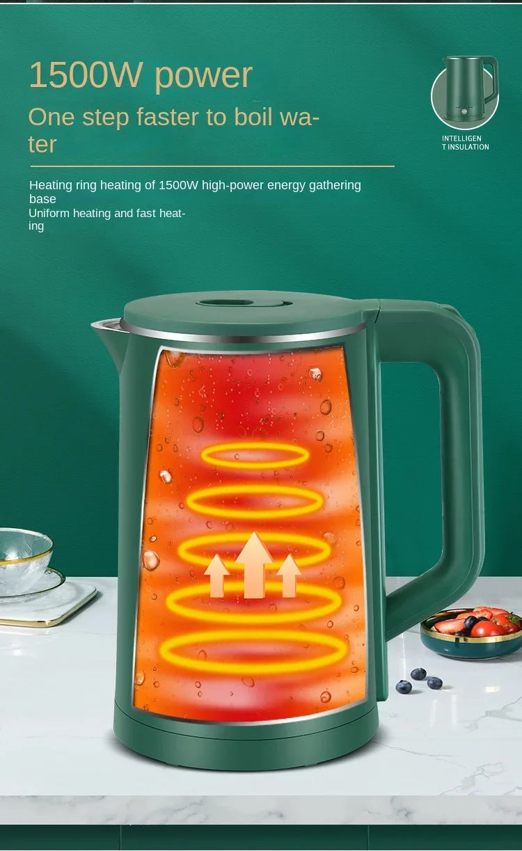 Electric kettle, stainless steel, small household appliances, household kettle, automatic power off