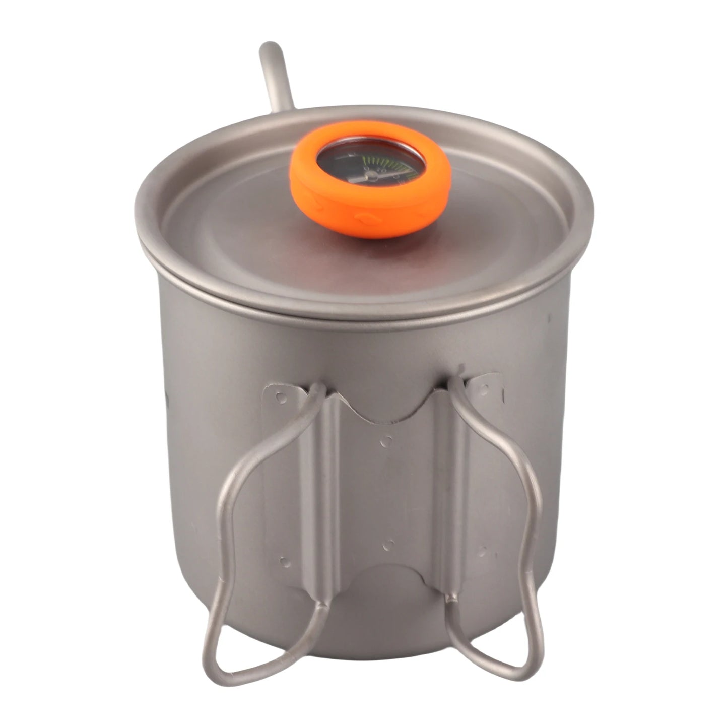 Pour Over Coffee Kettle Outdoor Ti Pour Over Coffee Kettle 400ml Gooseneck Tea Kettle with Thermometer and Folding Handle