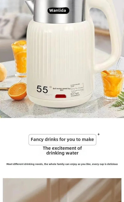 Intelligent Constant Temperature Electric Kettle 1500w Stainless Steel Electric Kettle Household 1.8L Portable Electric Kettle