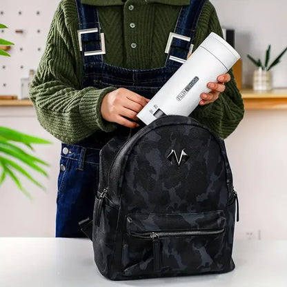Electric Kettle Small Portable Stainless Steel Bottles for Boiling Water Travel Tea Coffee  Automatic 500ml Kettle for Camping