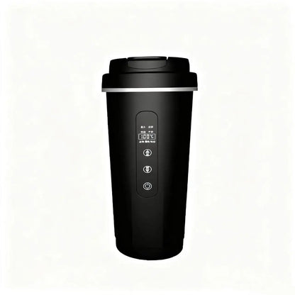 12V/24V Vehicle-Mounted Electric Kettle 500ML Large Capacity with 316 Stainless Steel Liner Fast Heating Anti-Dry-Burn Function