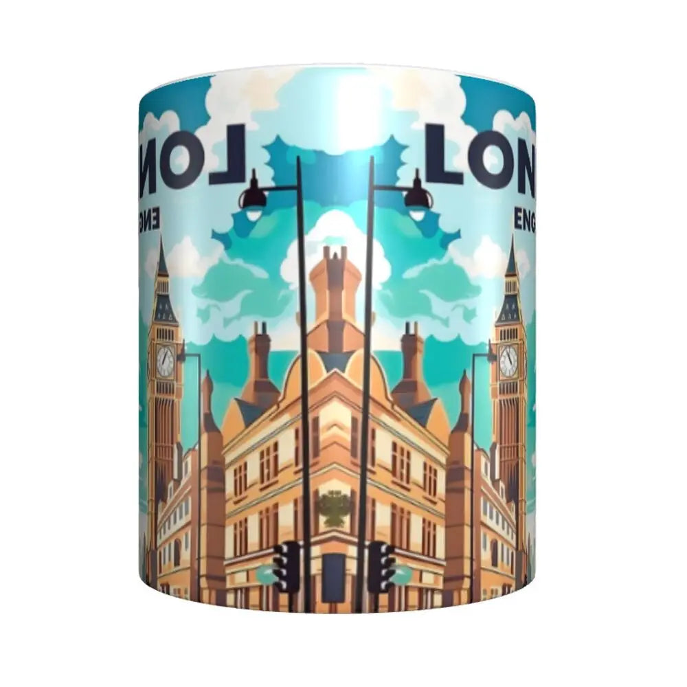 London Mug Funny Ceramic Coffee Cups Tea Mugs Milk Cup Drinkware Gift for Friends