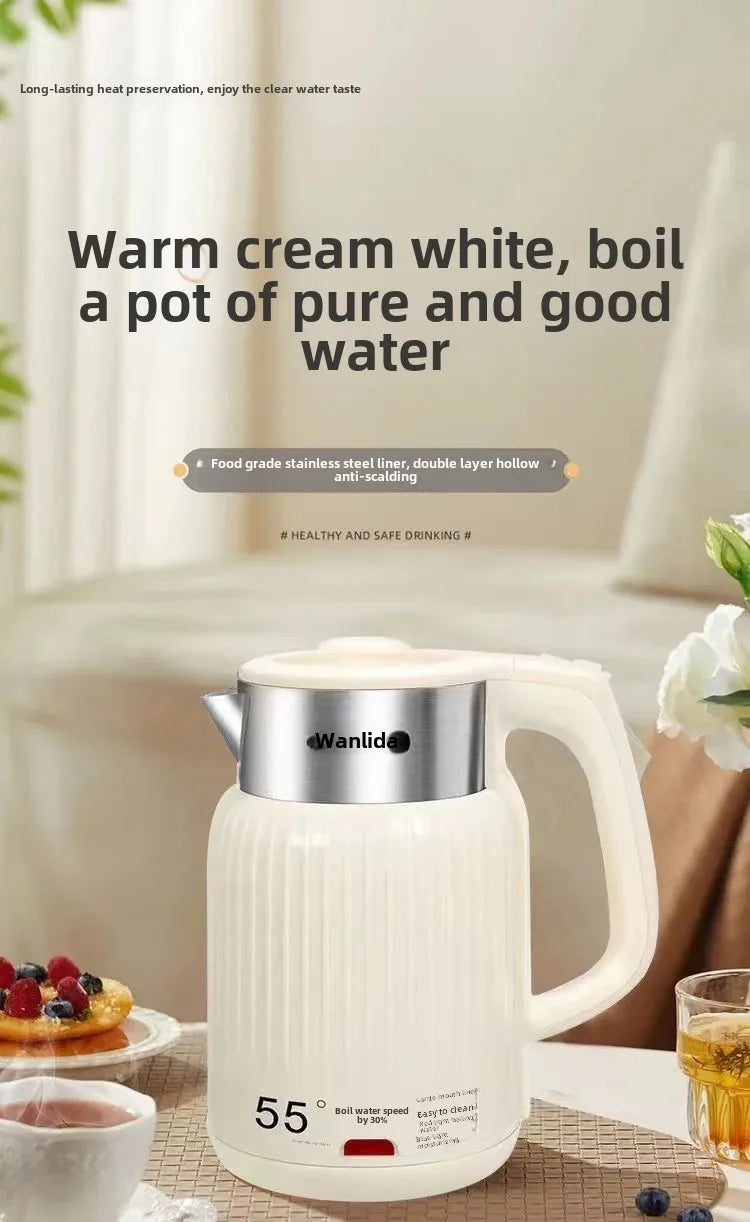 Intelligent Constant Temperature Electric Kettle 1500w Stainless Steel Electric Kettle Household 1.8L Portable Electric Kettle