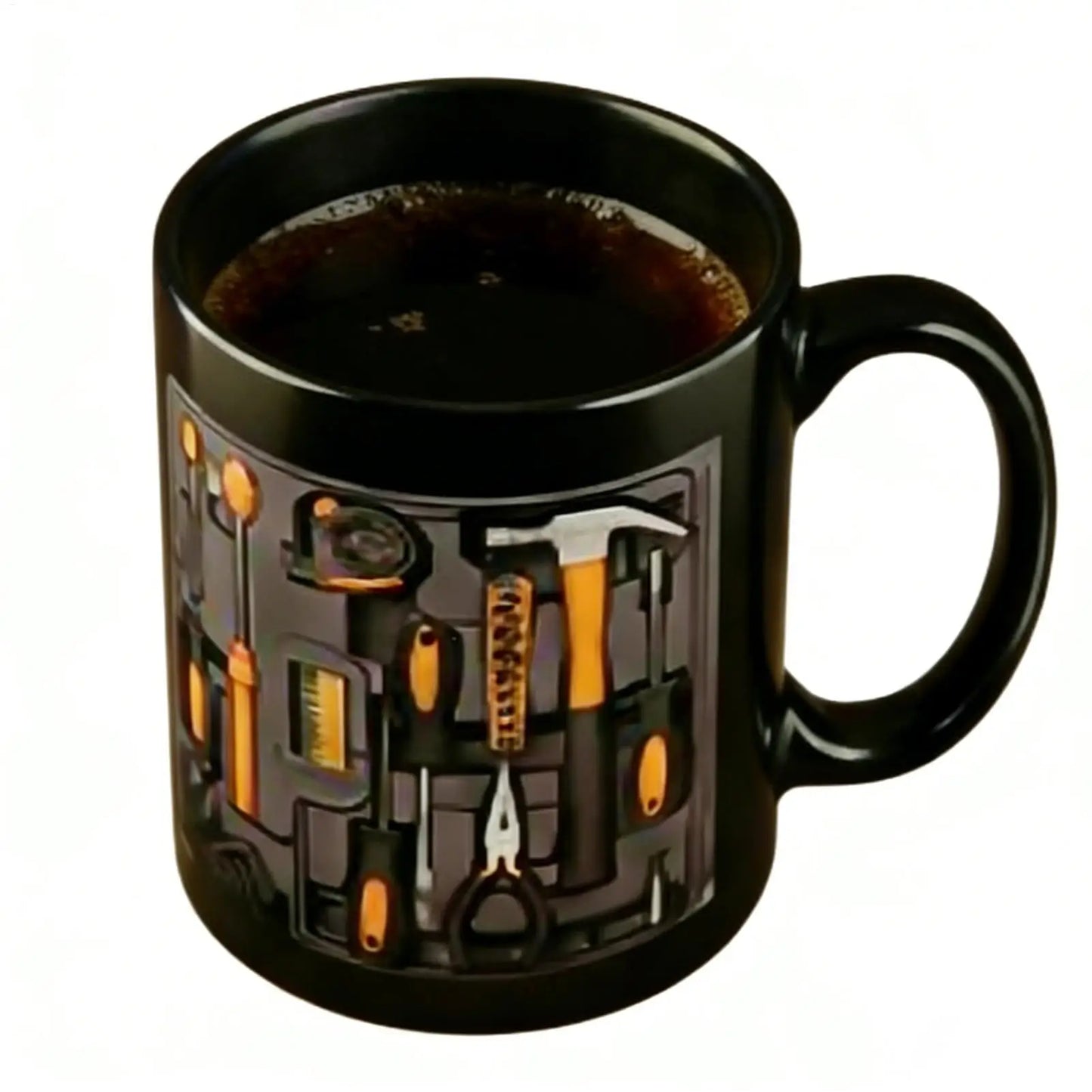 Coffee Mug 11oz Mechanic Tool Design Tea Drinkware Latte Mugs with Handle for Husband Coffee Tea Milk Beverage Home Kitchen Cafe