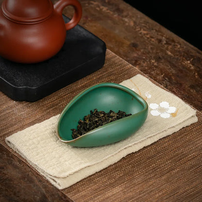 Coffee Accessories Compact Ceramic Ware Espresso Bean Scoop Food-Safe Bean Scoop For Cafe Use Tea Enthusiasts Coffee Gift