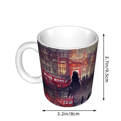 London Mug Funny Ceramic Coffee Cups Tea Mugs Milk Cup Drinkware Gift for Friends