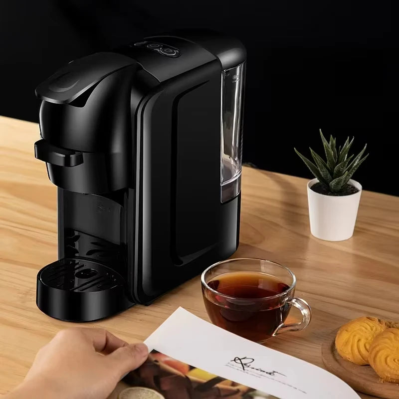 All-In-One Home & Commercial Espresso & Americano Capsule Coffee Machine Small Automatic With Battery Electric Power Source