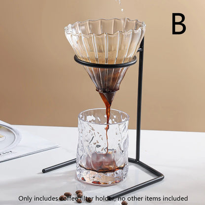 Pour Over Coffee Rack Coffee Maker Drip Filter Cup Rack Stand Brewer Holder Hand Drip Bracket Pour Over Dripper Maker Drip
