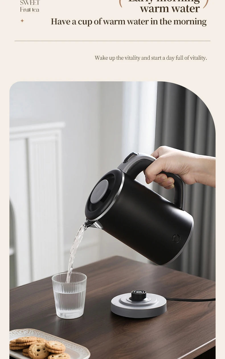 Electric kettle 800ml small kettle heating kettle office household electric kettle tea and milk.