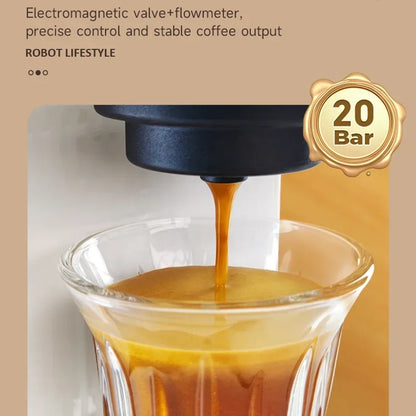 Coffee Maker 3 in 1 Multi Coffee Machine Hot/Cold, Dual Extraction, 20Bar, 1.4L Water Tank Home Hotel Coffee Maker
