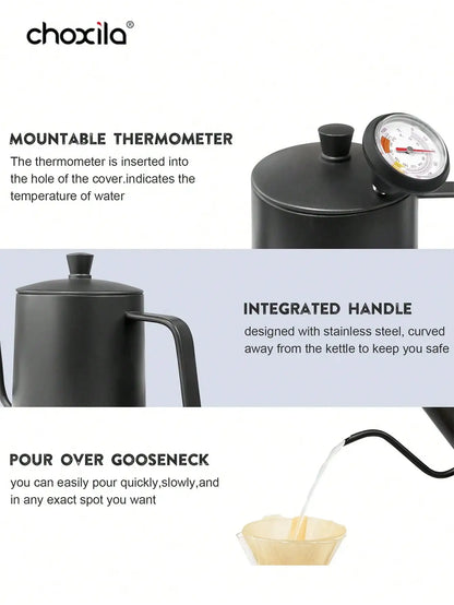 1 set Pour Over Coffee Maker Set, Coffee Starter Kit, Portable Coffee Set, Travel Coffee Accessories Tools, Festival Gifts